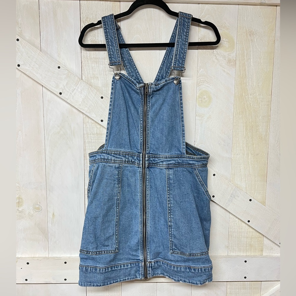 Wild Fable Front Zip Mini Denim Dress